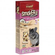 Корм Smakers Snack Vitapol снеки з пелюстками троянди і кокосом для шиншил 2 шт/ 90 г