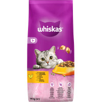 Корм сухий Whiskas курка для дорослих котів 14 кг