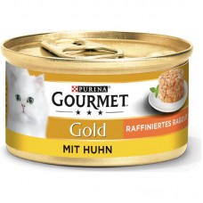 Корм консервований Gourmet Gold курка ніжні биточкидля котів 85 г