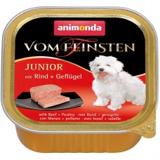 Корм консервований Junior Animonda яловичина і птиця для цуценят 150 г