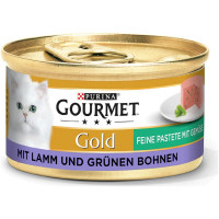 Корм консервований Gourmet Gold ягня паштет для котів 85 г