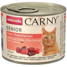 Корм консервований Senior Animonda яловичина серця індички для сеньорів котів 200 г